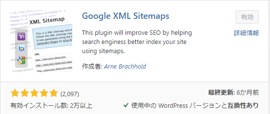 WordPress Plugin Google XML Sitemaps